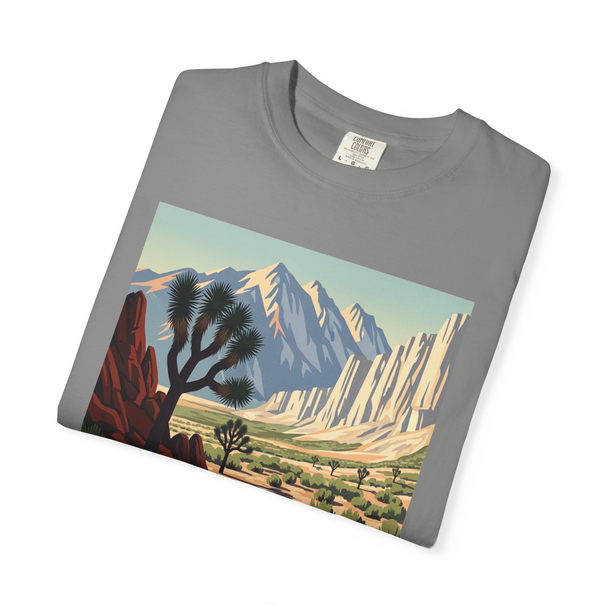 South Pahroc Range Wilderness WPA Style Unisex T-shirt - Image 9