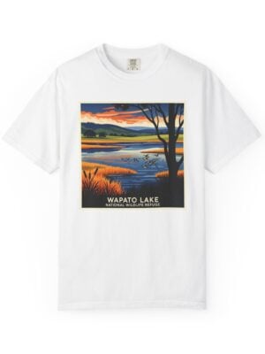 Wapato Lake National Wildlife Refuge WPA Style Unisex T-shirt
