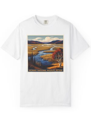 McNary National Wildlife Refuge WPA Style Unisex T-shirt
