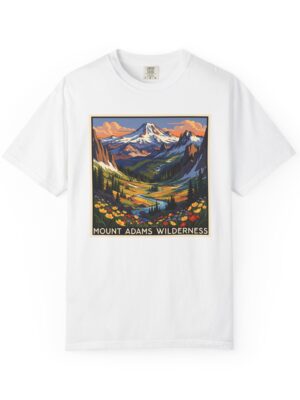 Mount Adams Wilderness WPA Style Unisex T-shirt
