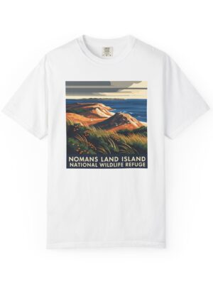 Nomans Land Island National Wildlife Refuge WPA Style Unisex T-shirt