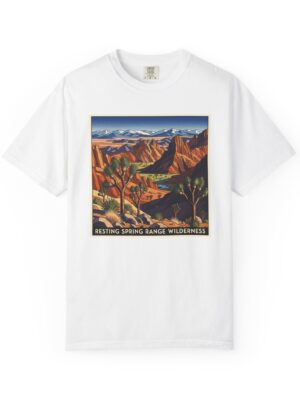 Resting Spring Range Wilderness WPA Style Unisex T-shirt