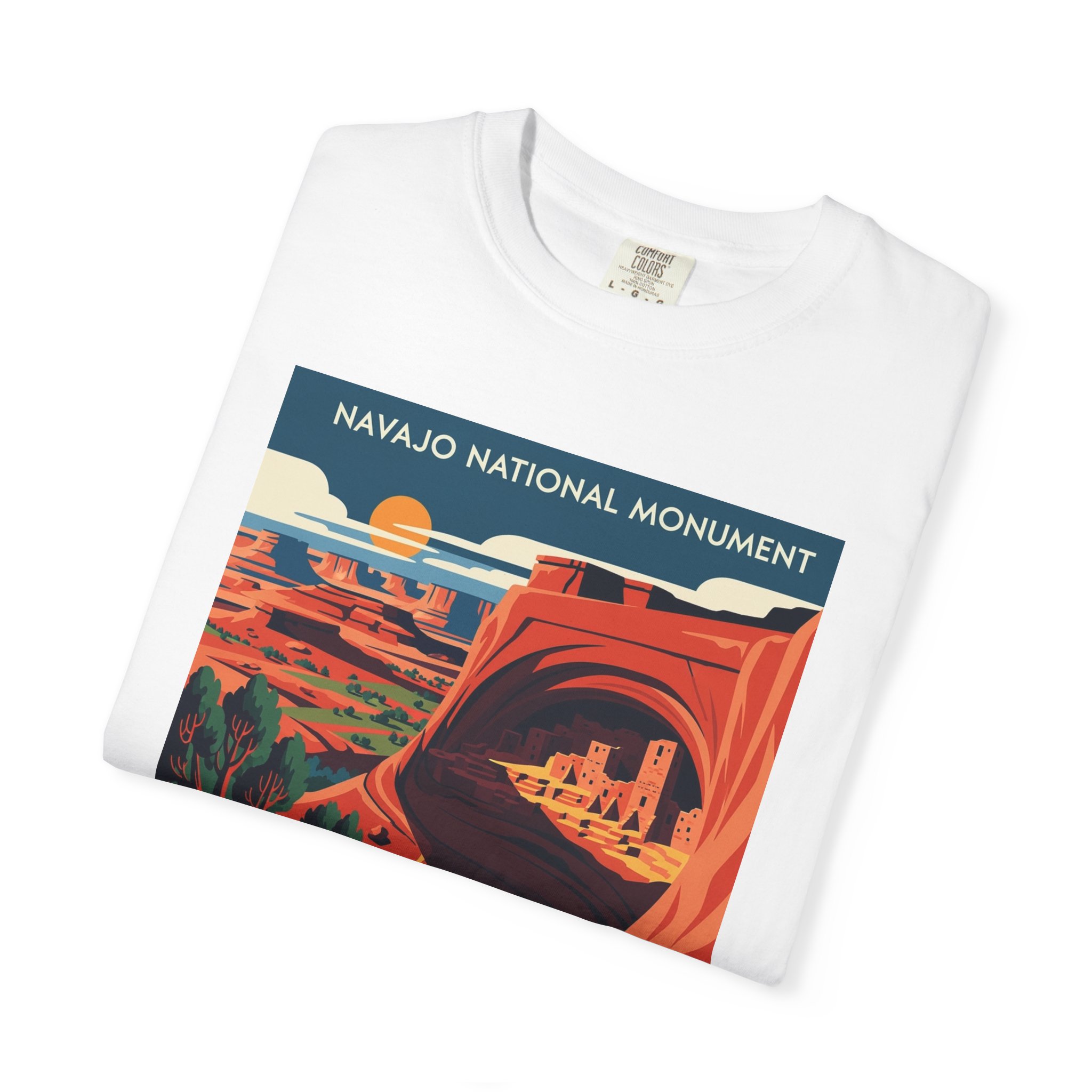 Navajo National Monument WPA Style Unisex T-shirt - Image 3