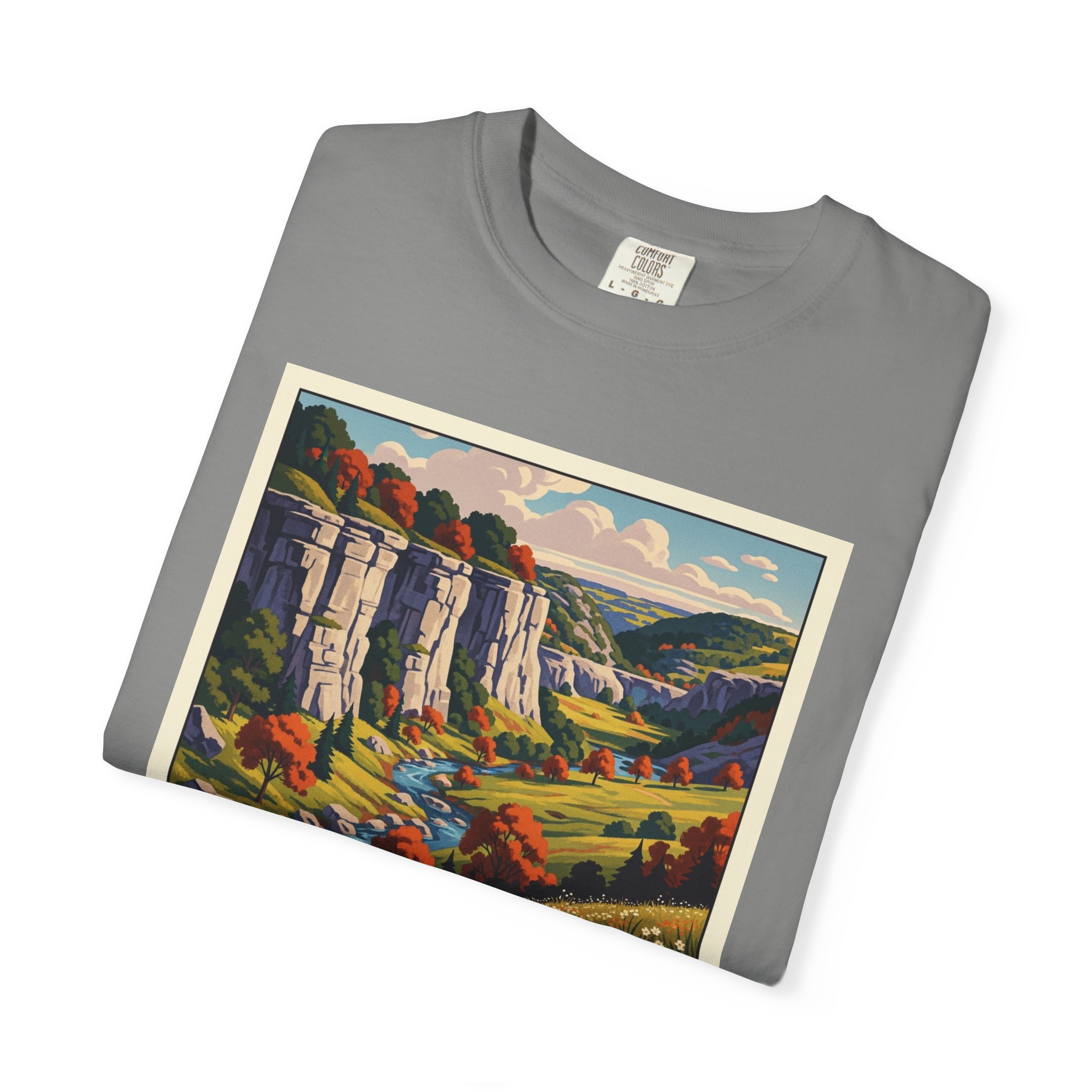 Ozark Plateau National Wildlife Refuge WPA Style Unisex T-shirt - Image 9