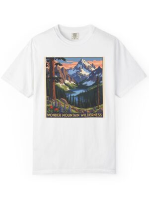 Wonder Mountain Wilderness WPA Style Unisex T-shirt