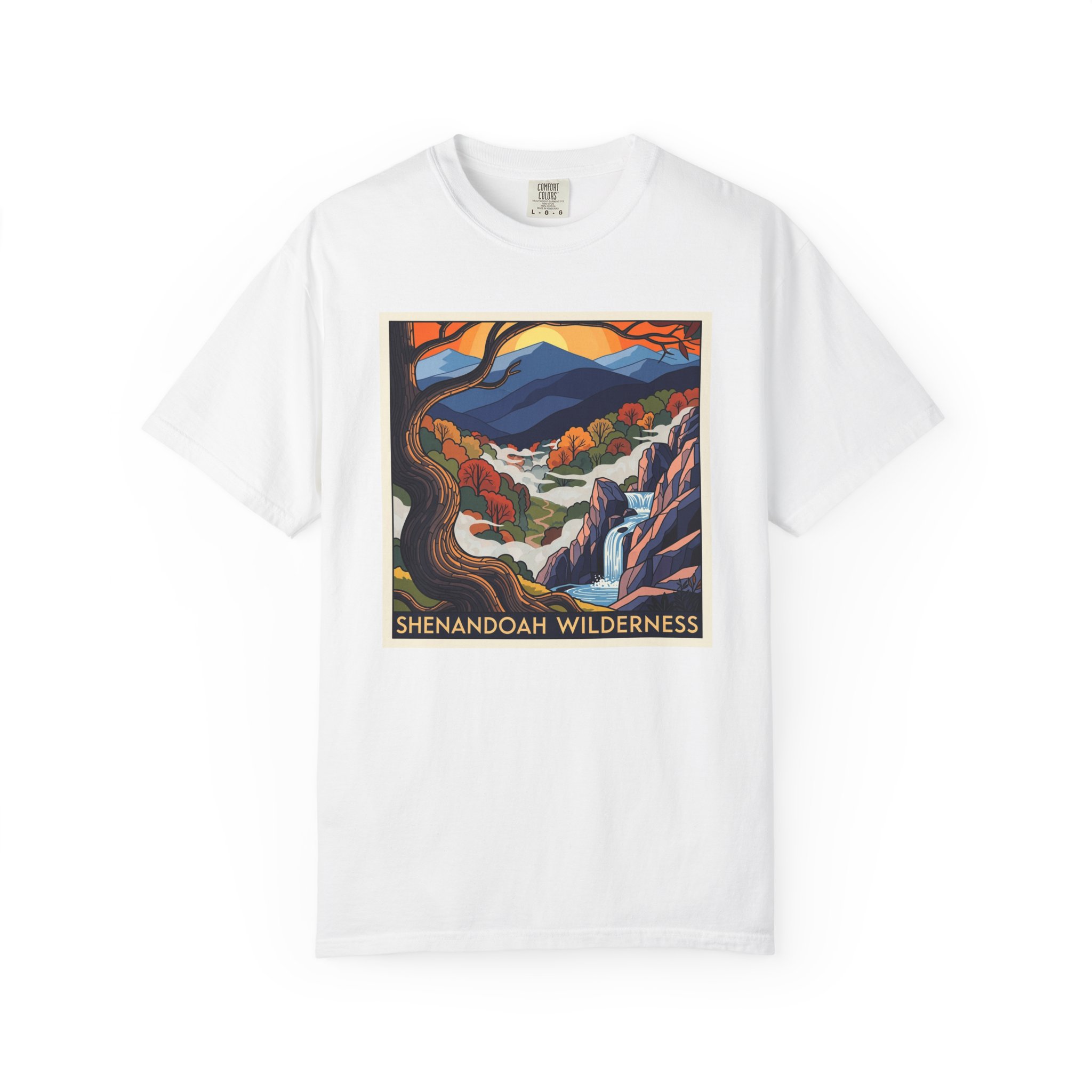 Shenandoah Wilderness WPA Style Unisex T-shirt