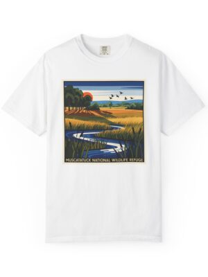Muscatatuck National Wildlife Refuge WPA Style Unisex T-shirt