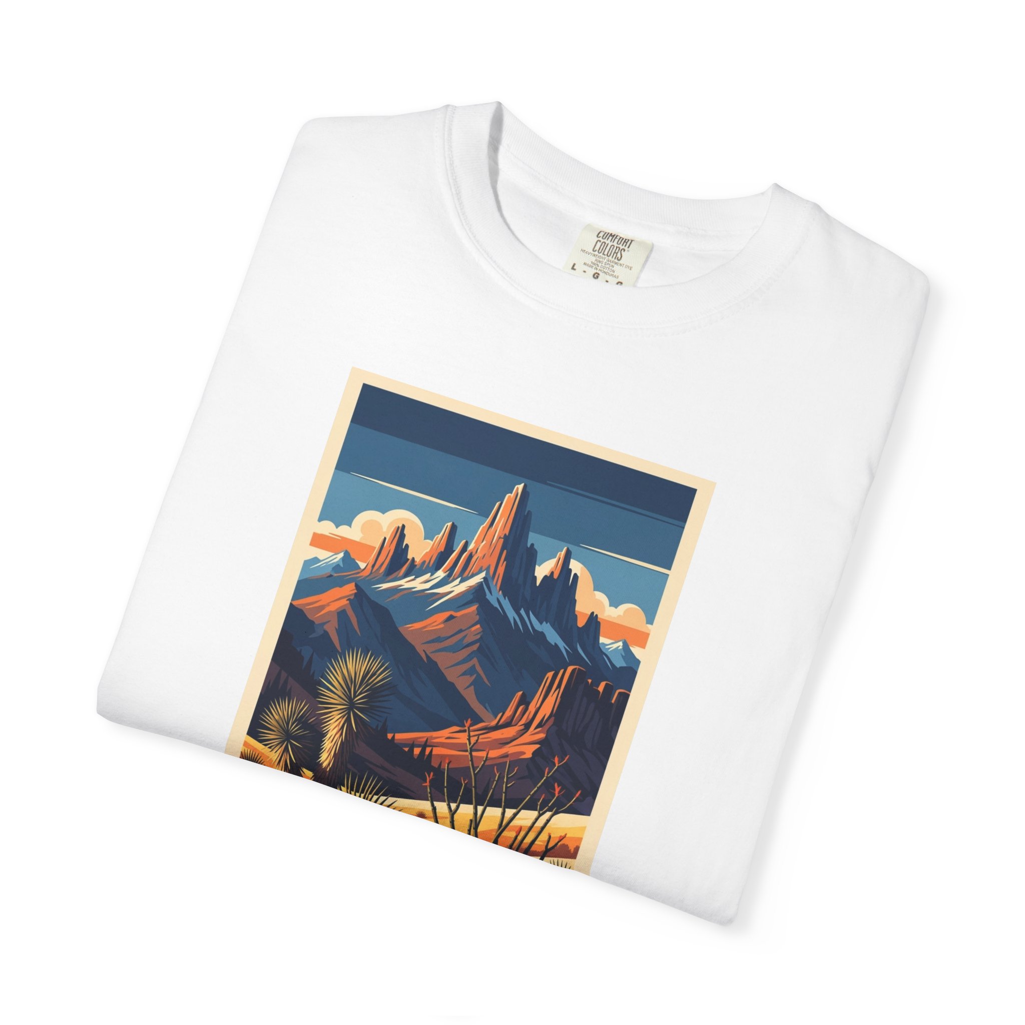Organ Mountains Wilderness WPA Style Unisex T-shirt - Image 3