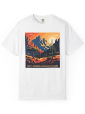South Maricopa Mountains Wilderness WPA Style Unisex T-shirt