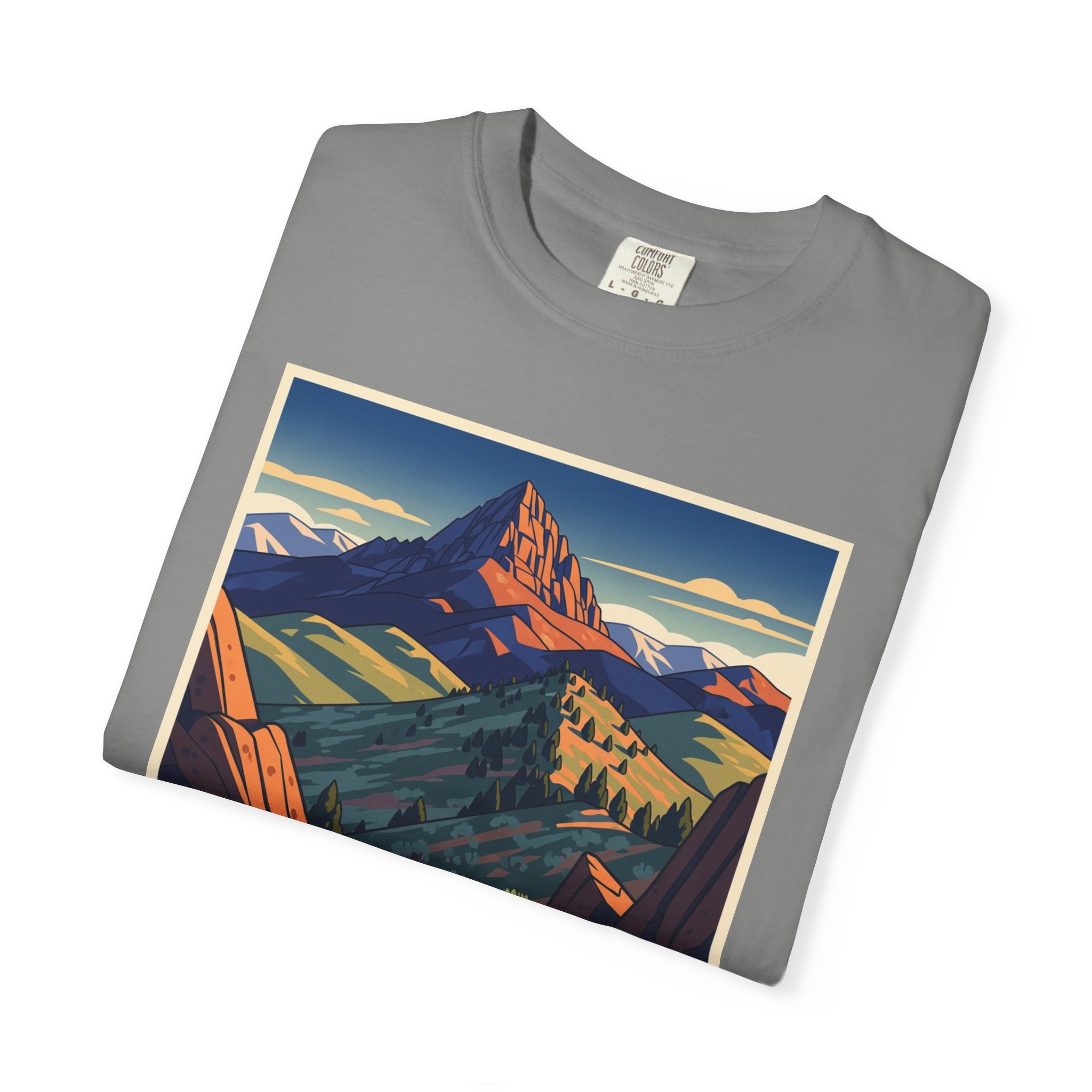 Parsnip Peak Wilderness WPA Style Unisex T-shirt - Image 9