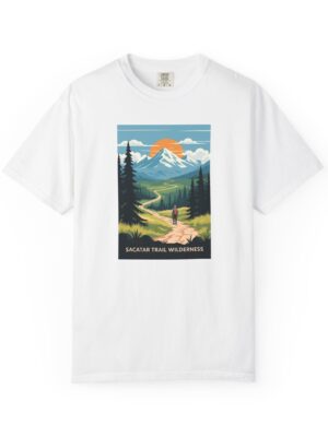 Sacatar Trail Wilderness WPA Style Unisex T-shirt