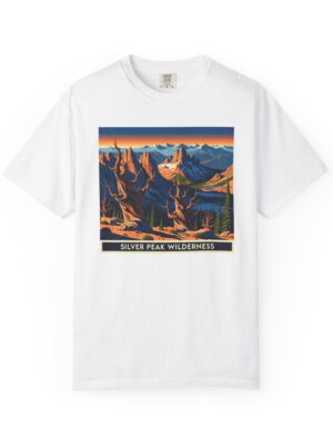 Silver Peak Wilderness WPA Style Unisex T-shirt