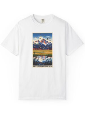Monte Vista National Wildlife Refuge WPA Style Unisex T-shirt