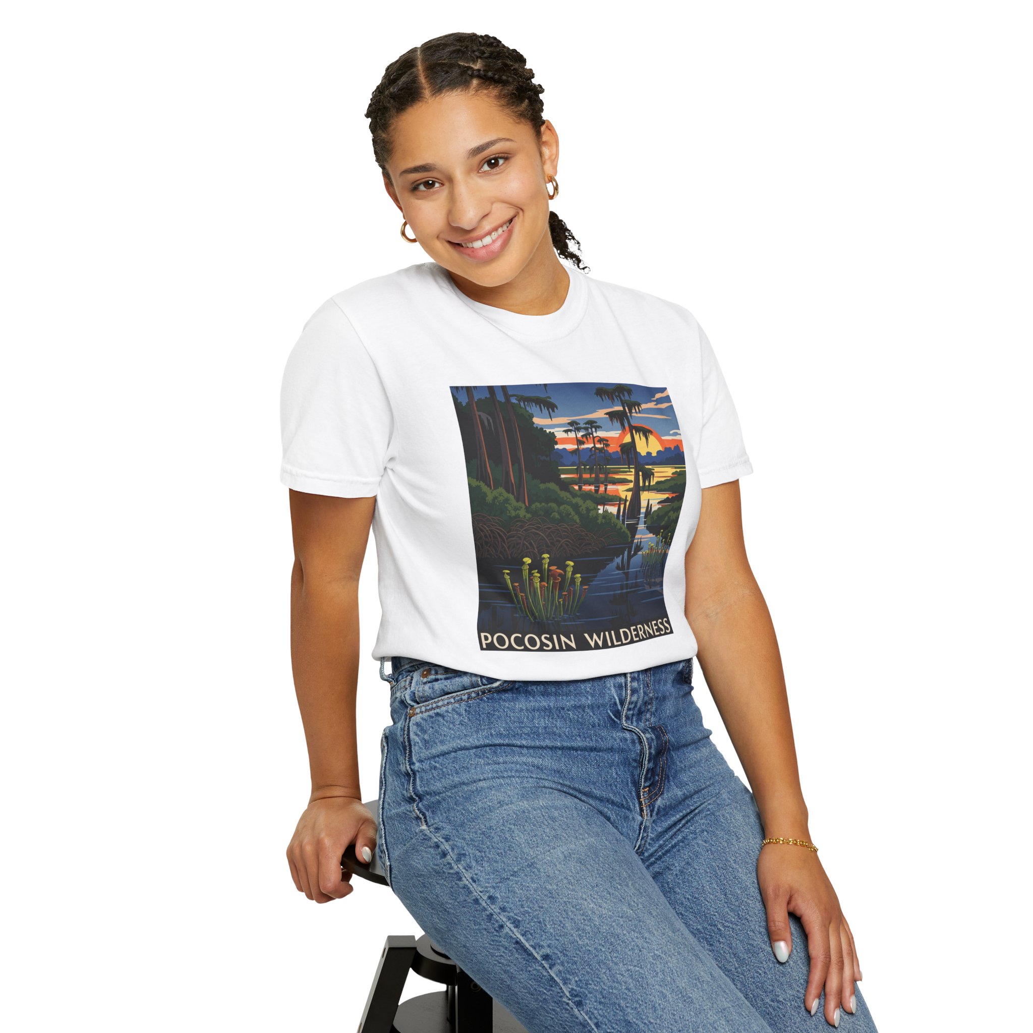 Pocosin Wilderness WPA Style Unisex T-shirt - Image 5