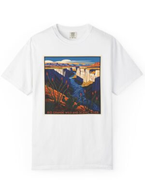 Rio Grande Wild and Scenic River WPA Style Unisex T-shirt