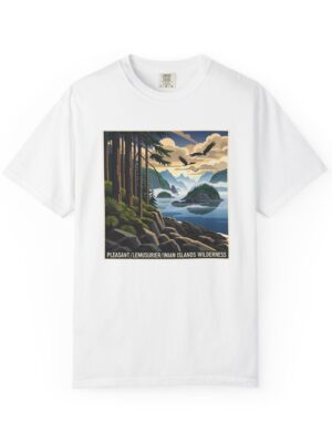 Pleasant/Lemusurier/Inian Islands Wilderness WPA Style Unisex T-shirt