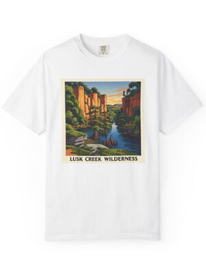 Lusk Creek Wilderness WPA Style Unisex T-shirt