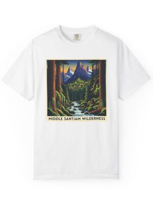 Middle Santiam Wilderness WPA Style Unisex T-shirt