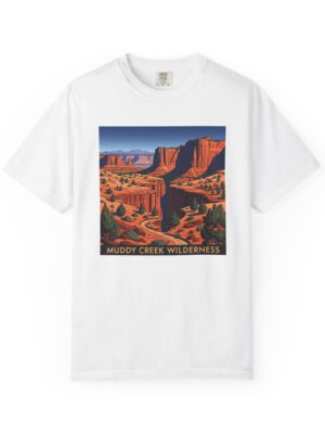Muddy Creek Wilderness WPA Style Unisex T-shirt
