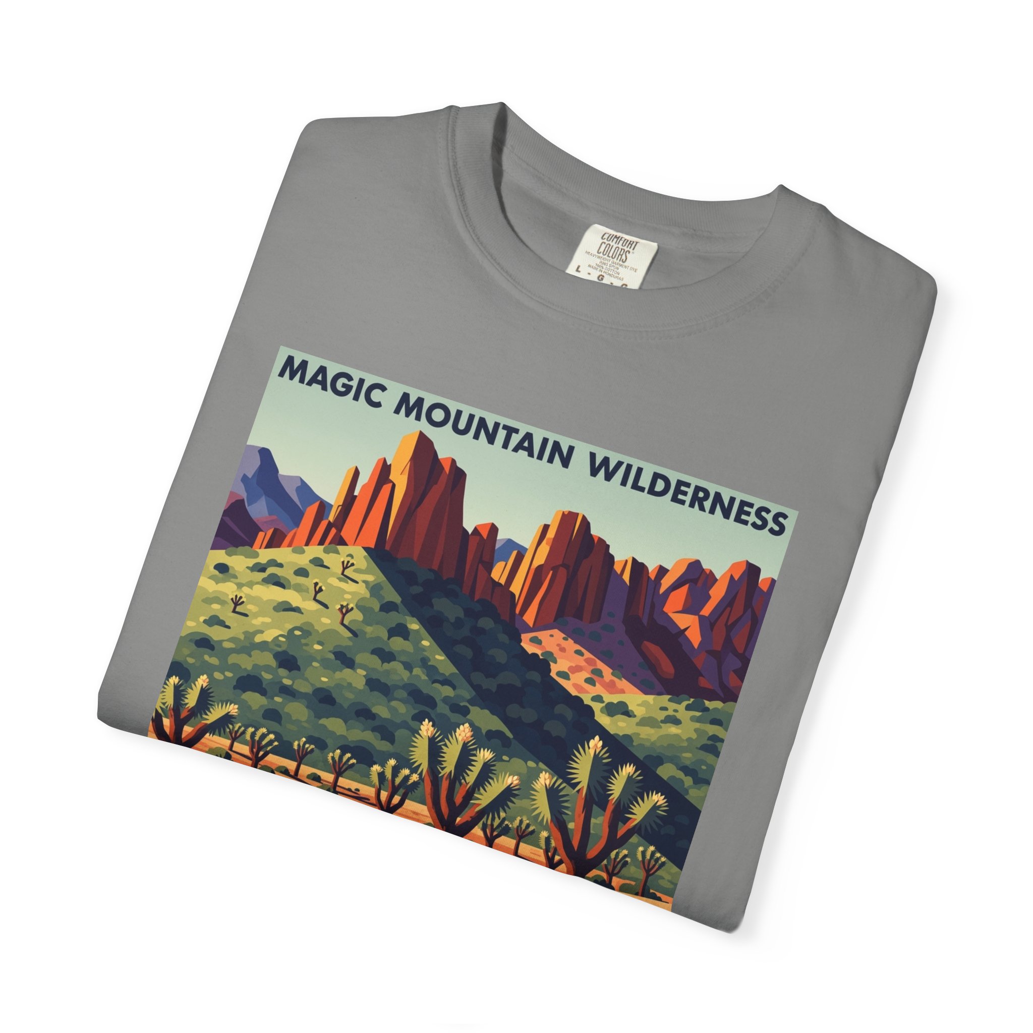 Magic Mountain Wilderness WPA Style Unisex T-shirt - Image 9