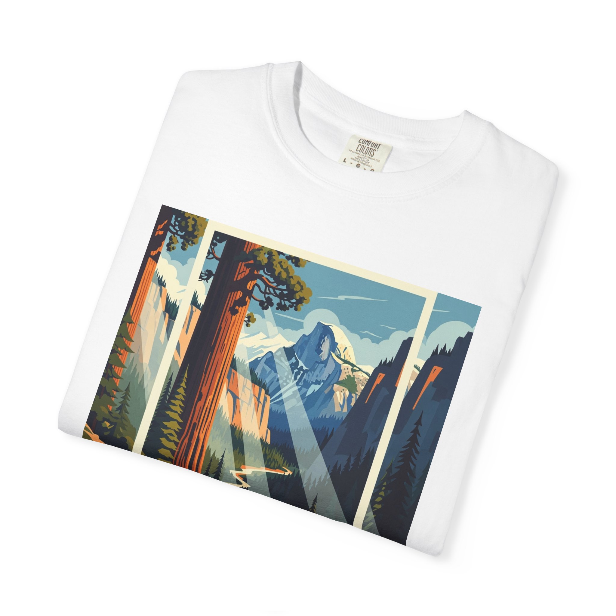 Sequoia National Park WPA Style Unisex T-shirt - Image 3