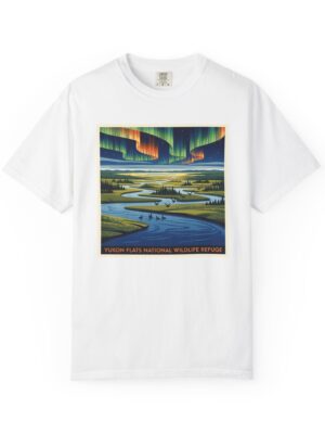 Yukon Flats National Wildlife Refuge WPA Style Unisex T-shirt