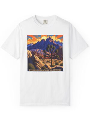 Riverside Mountains Wilderness WPA Style Unisex T-shirt