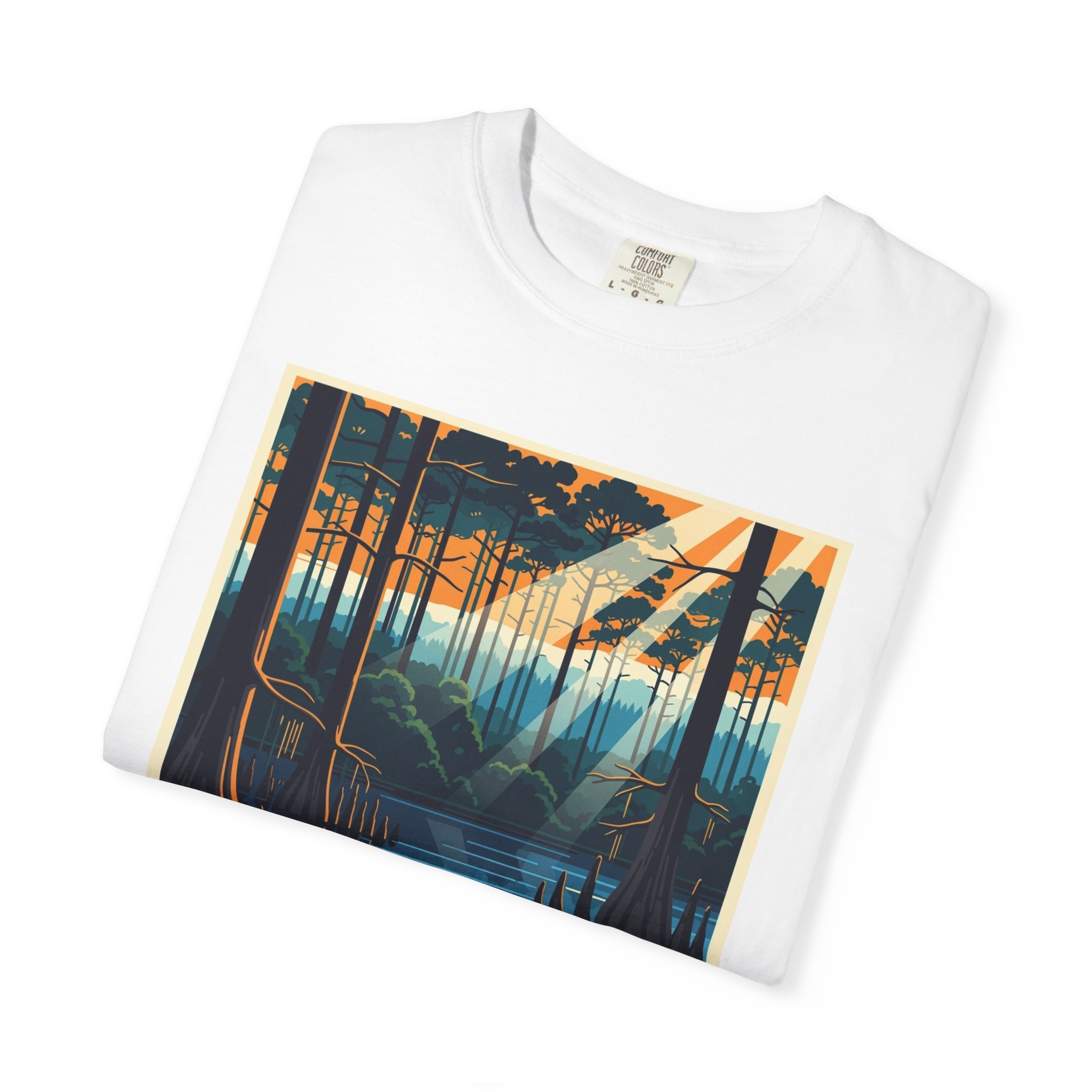 Sabine National Forest WPA Style Unisex T-shirt - Image 3