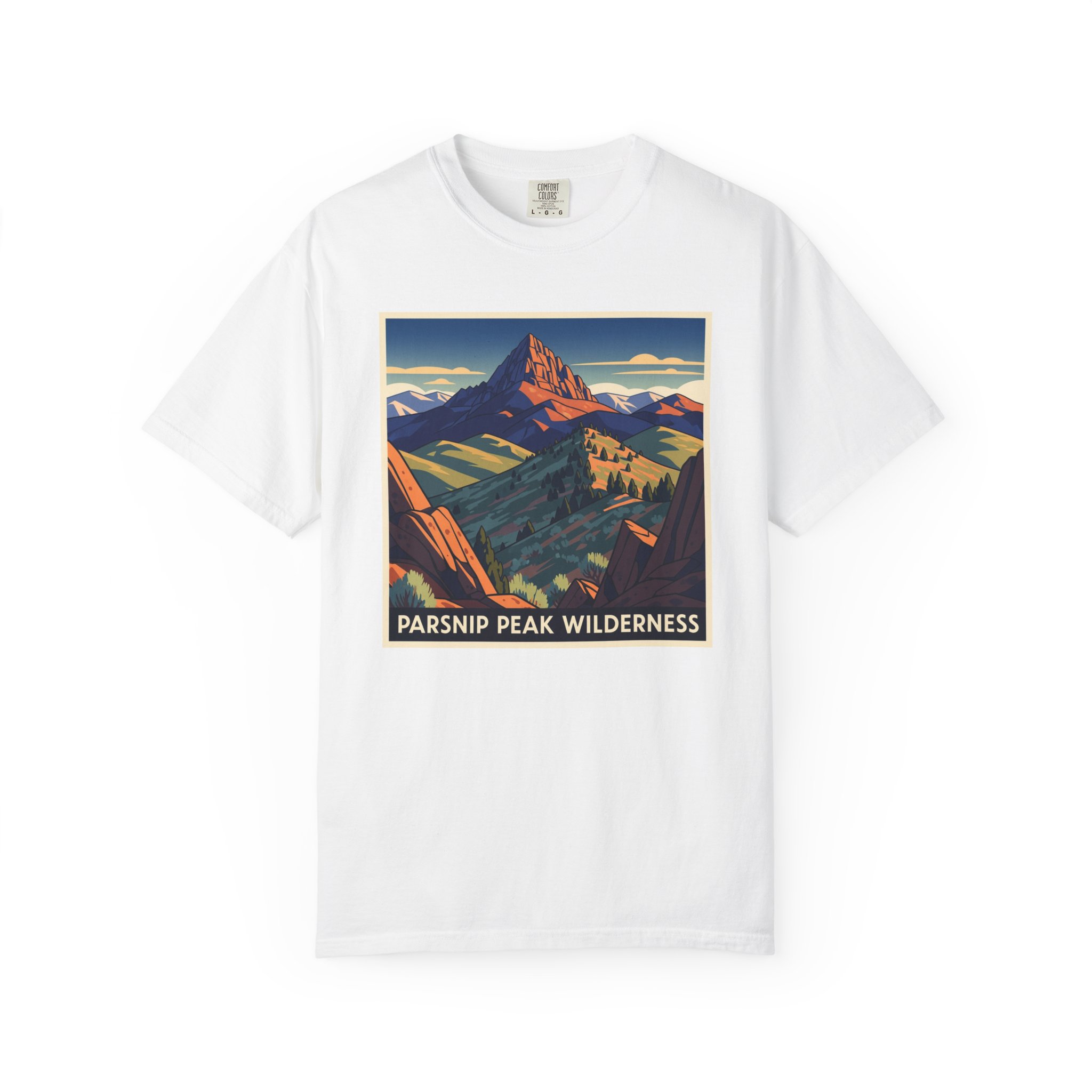 Parsnip Peak Wilderness WPA Style Unisex T-shirt