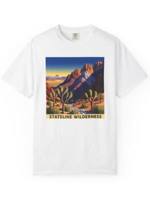 Stateline Wilderness WPA Style Unisex T-shirt