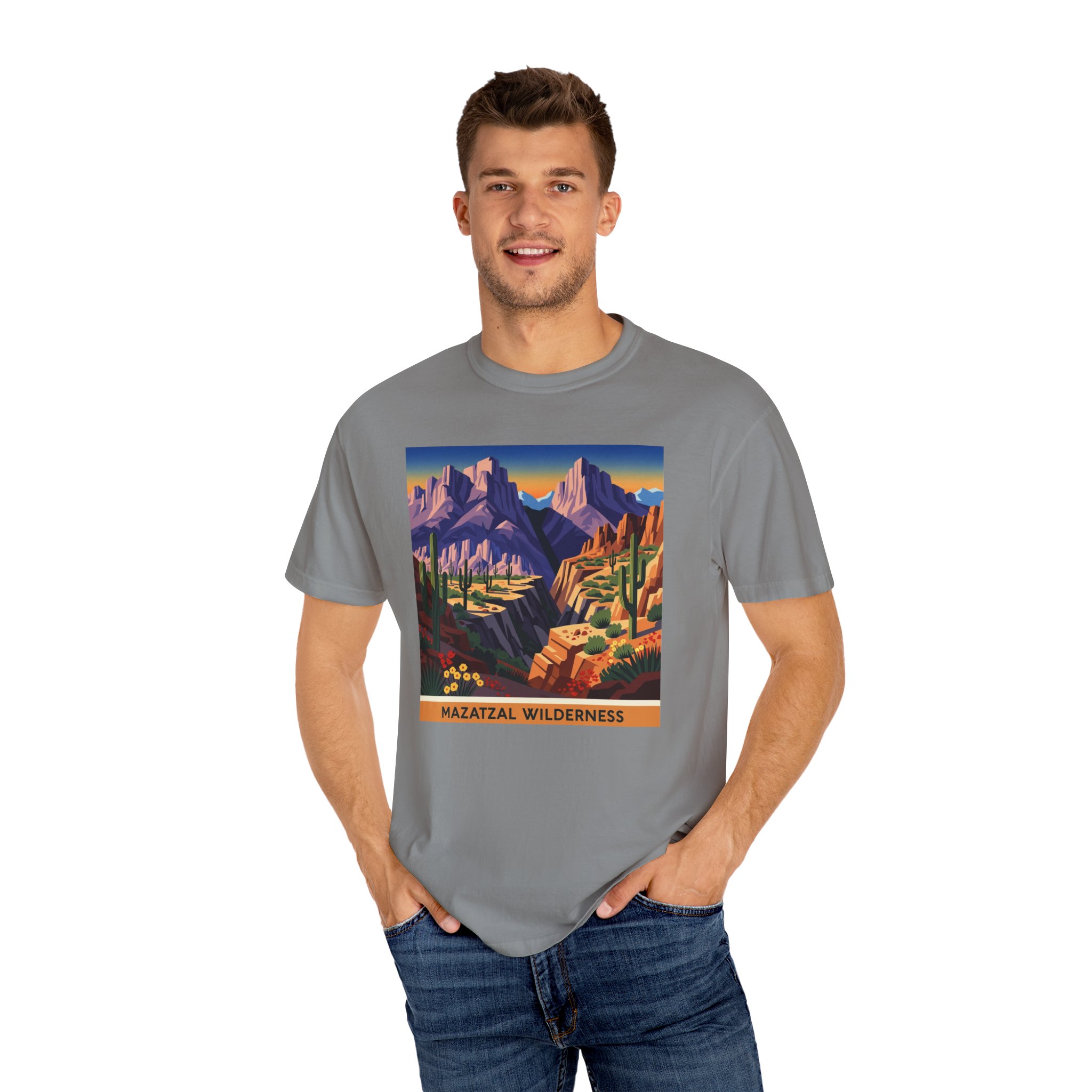 Mazatzal Wilderness WPA Style Unisex T-shirt - Image 10