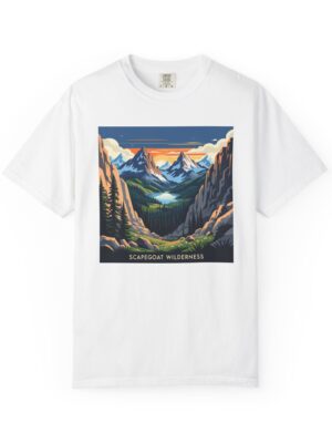 Scapegoat Wilderness WPA Style Unisex T-shirt
