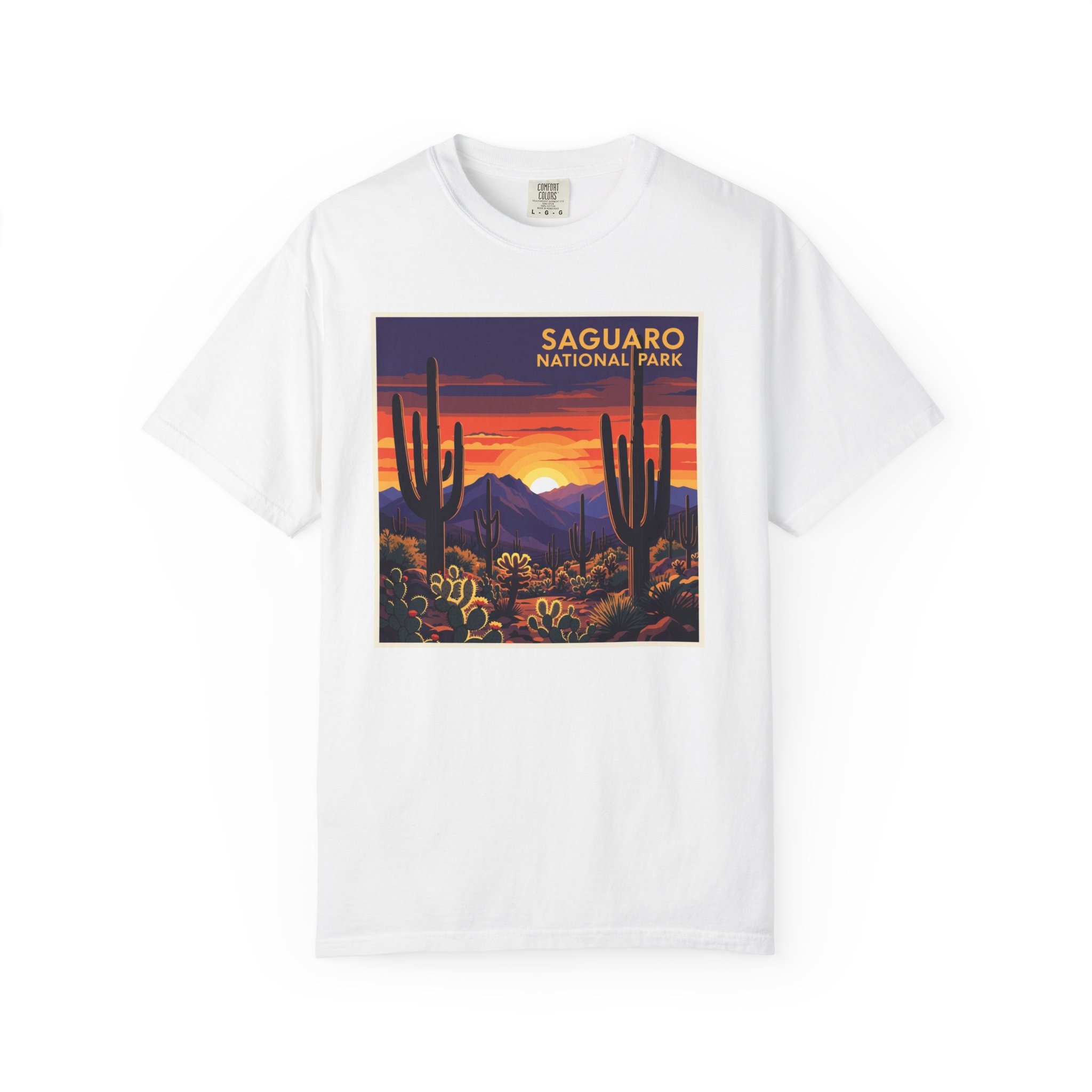 Saguaro National Park WPA Style Unisex T-shirt
