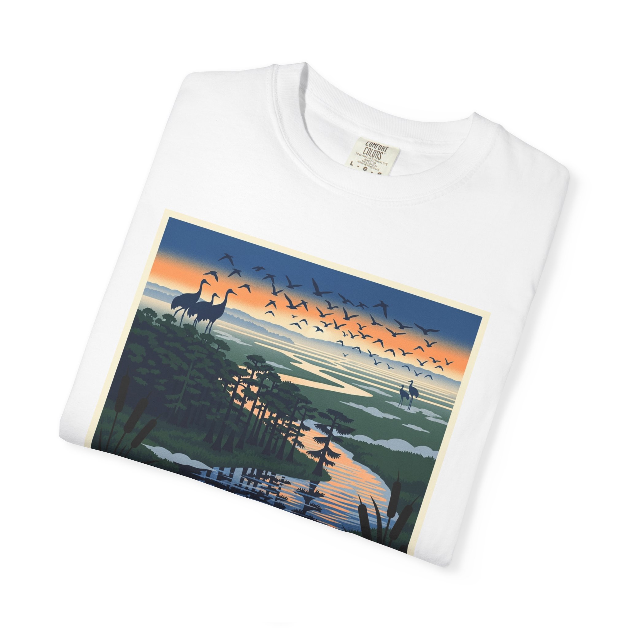 Wheeler National Wildlife Refuge WPA Style Unisex T-shirt - Image 3