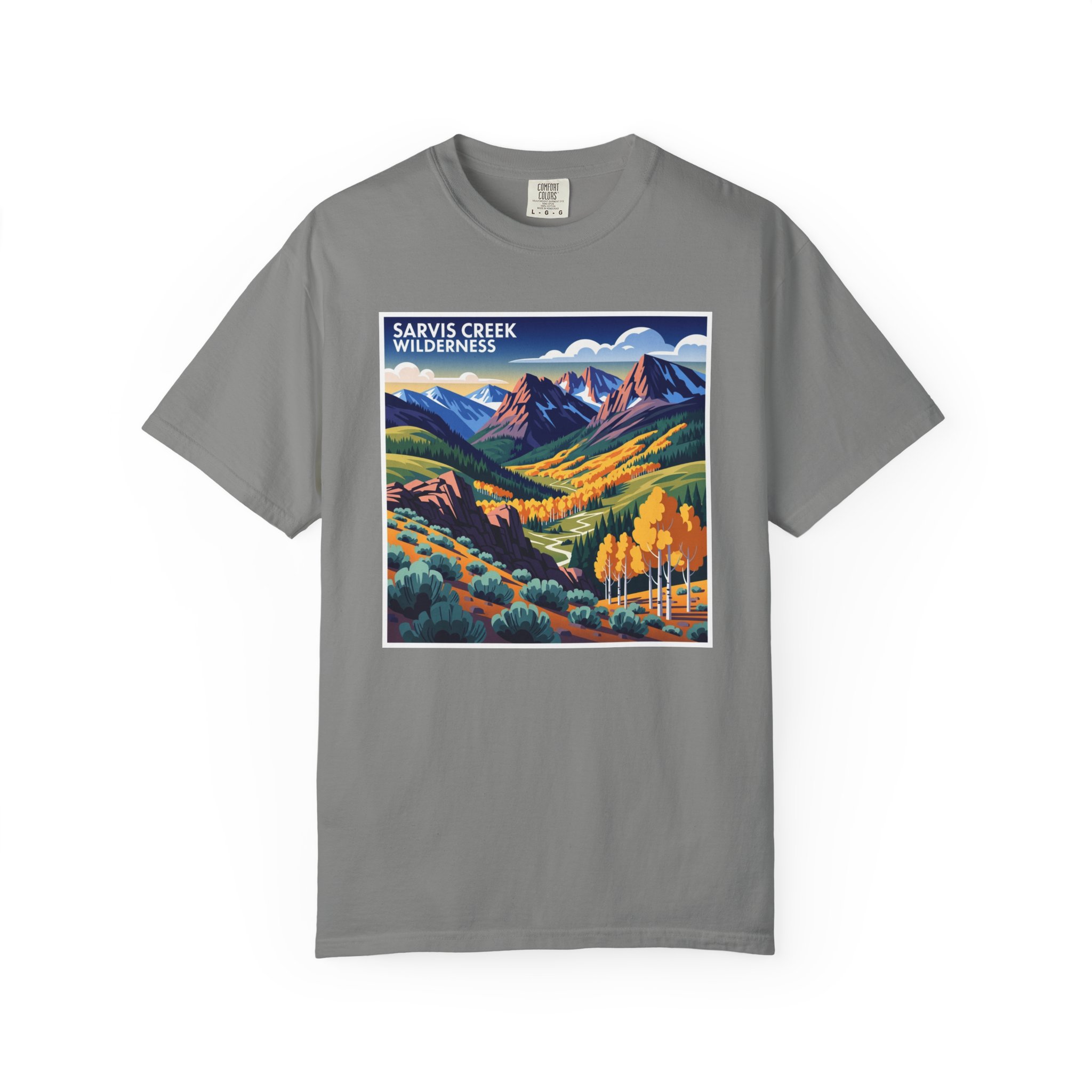 Sarvis Creek Wilderness WPA Style Unisex T-shirt - Image 7