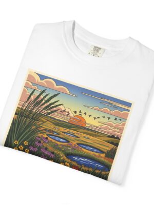 Northern Tallgrass Prairie National Wildlife Refuge WPA Style Unisex T-shirt