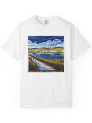 North Central Valley Wildlife Management Area WPA Style Unisex T-shirt