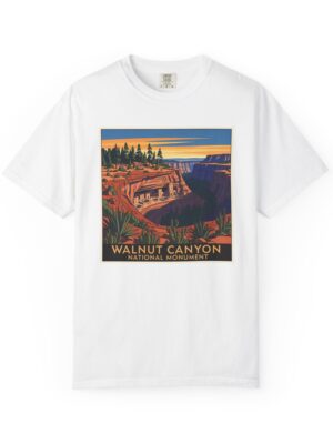 Walnut Canyon National Monument WPA Style Unisex T-shirt