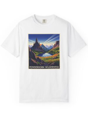 Powderhorn Wilderness WPA Style Unisex T-shirt