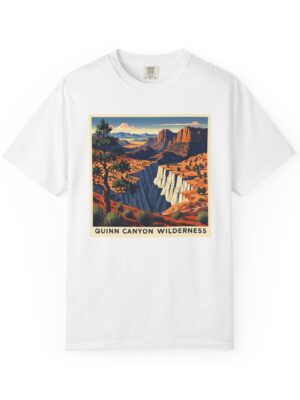 Quinn Canyon Wilderness WPA Style Unisex T-shirt
