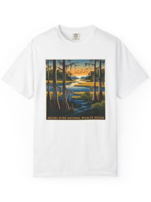 Neches River National Wildlife Refuge WPA Style Unisex T-shirt
