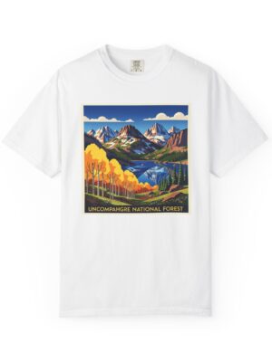 Uncompahgre National Forest WPA Style Unisex T-shirt