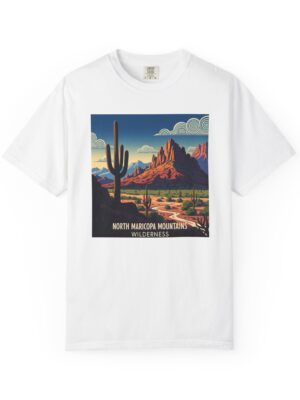 North Maricopa Mountains Wilderness WPA Style Unisex T-shirt