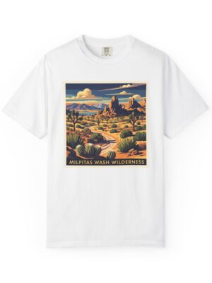 Milpitas Wash Wilderness WPA Style Unisex T-shirt