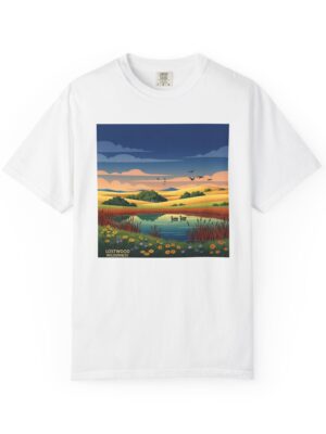 Lostwood Wilderness WPA Style Unisex T-shirt