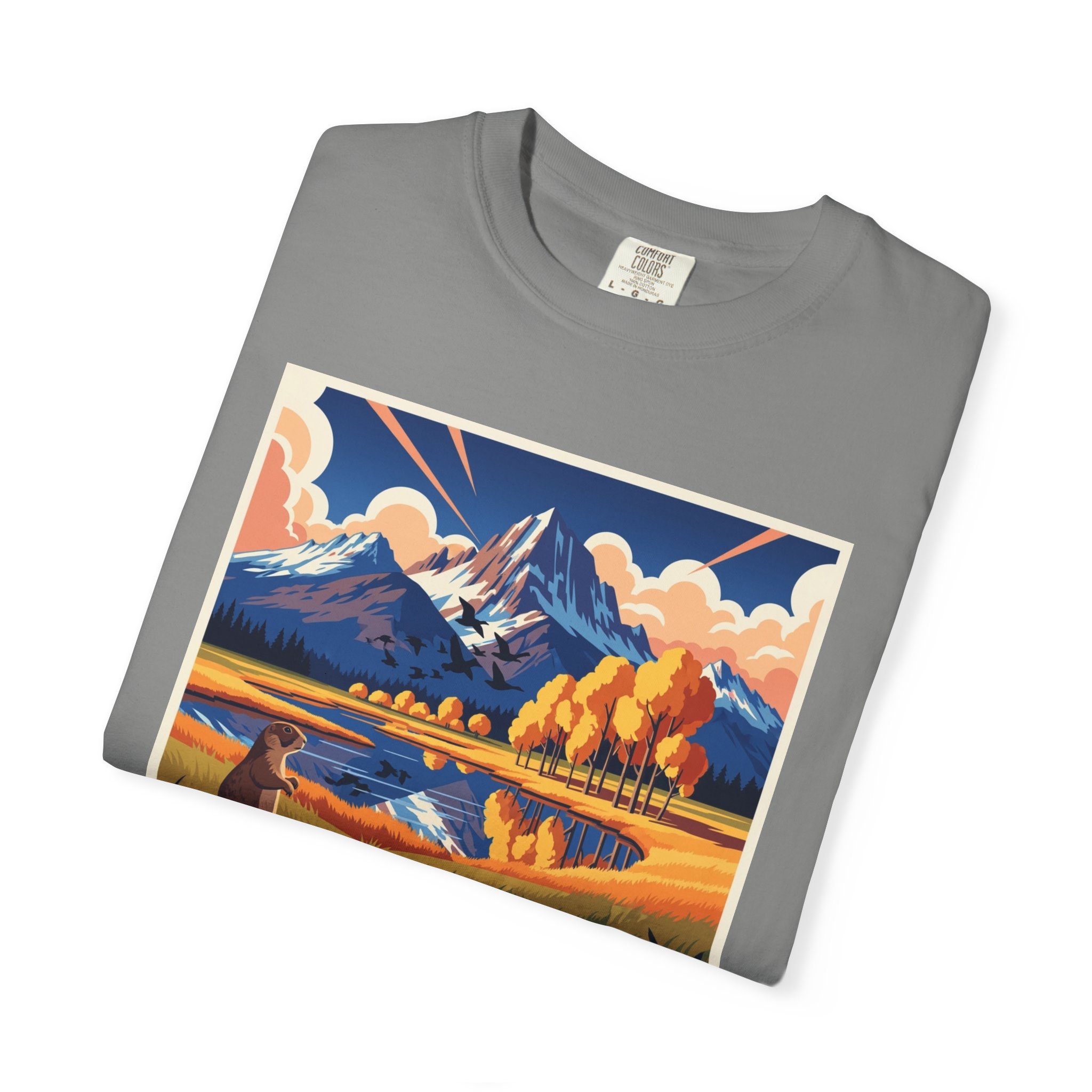 Two Ponds National Wildlife Refuge WPA Style Unisex T-shirt - Image 9