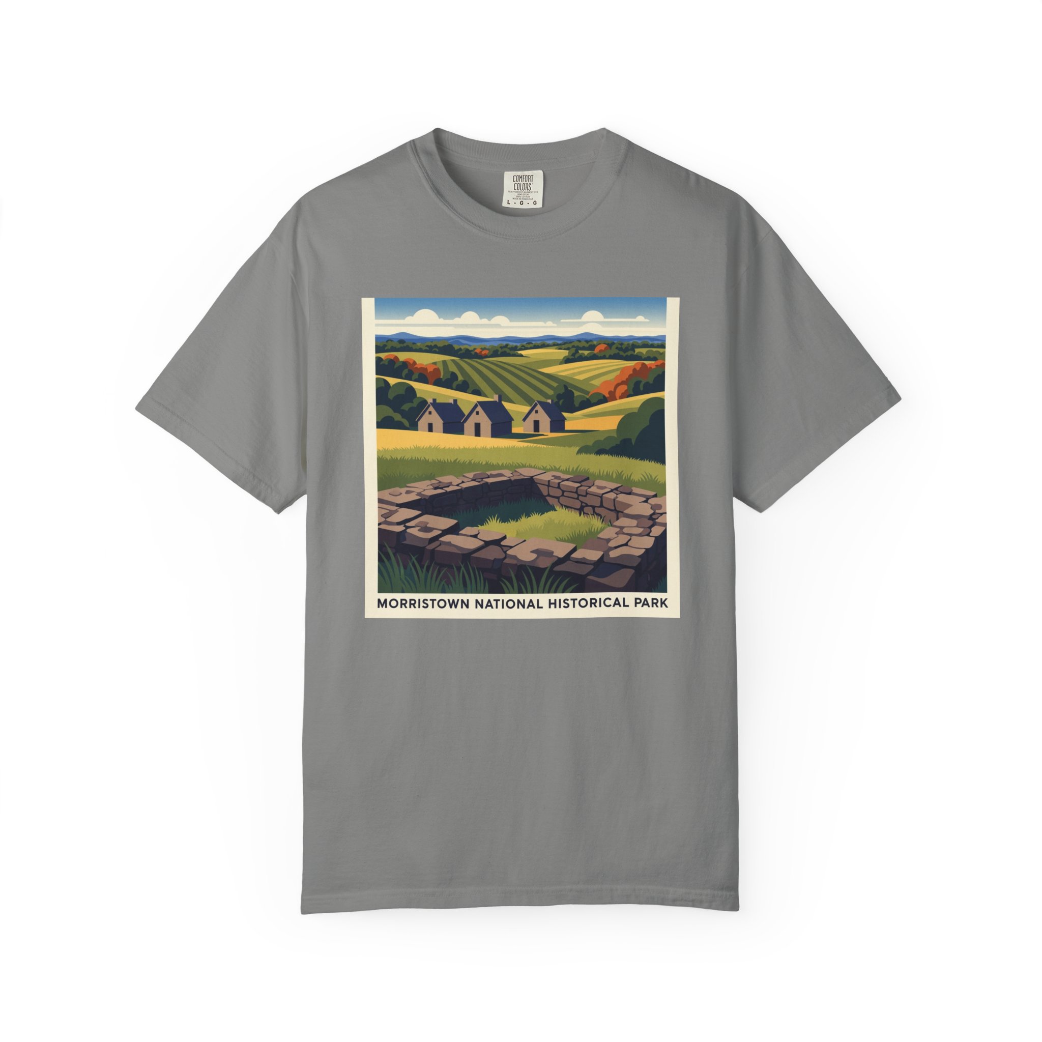 Morristown National Historical Park WPA Style Unisex T-shirt - Image 7