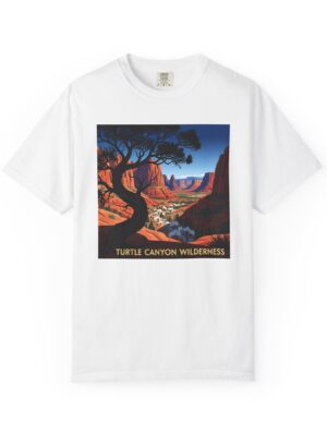 Turtle Canyon Wilderness WPA Style Unisex T-shirt