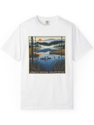 Umbagog National Wildlife Refuge WPA Style Unisex T-shirt