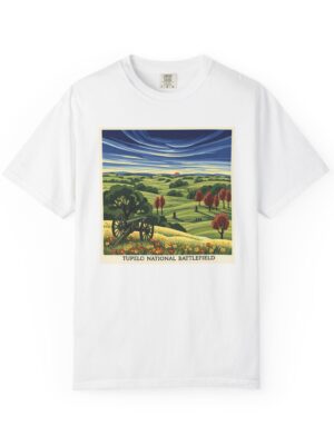 Tupelo National Battlefield WPA Style Unisex T-shirt
